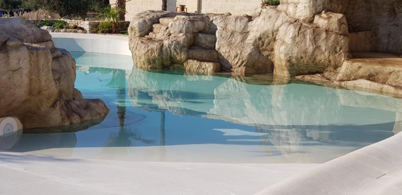 Villa Zecca Con Piscina Lecce Bagian luar foto